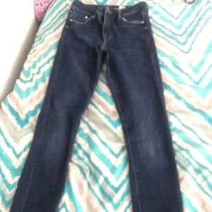 high waist skinny jeans